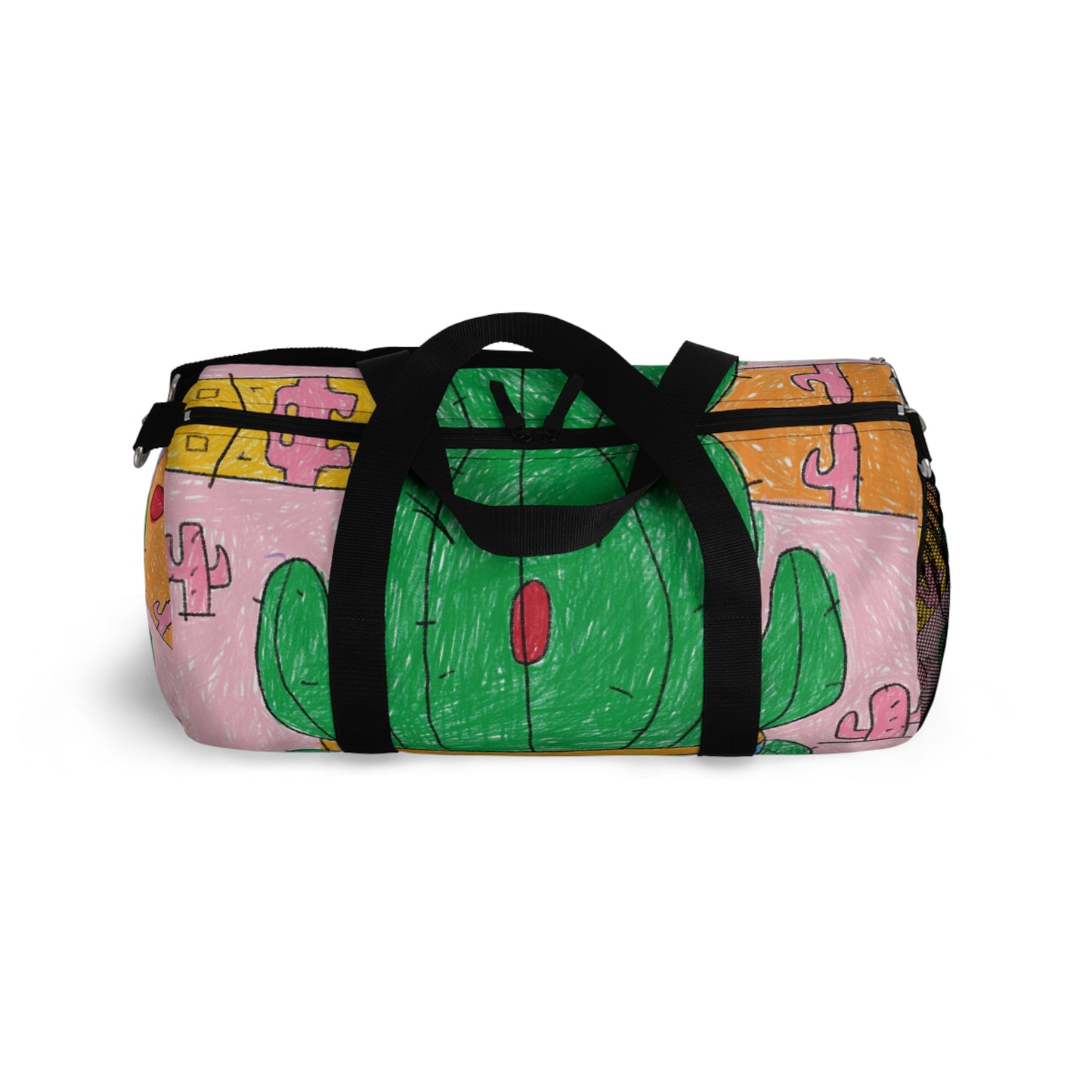 Desert Cactus Sumo Wrestler Graphic Duffel Bag