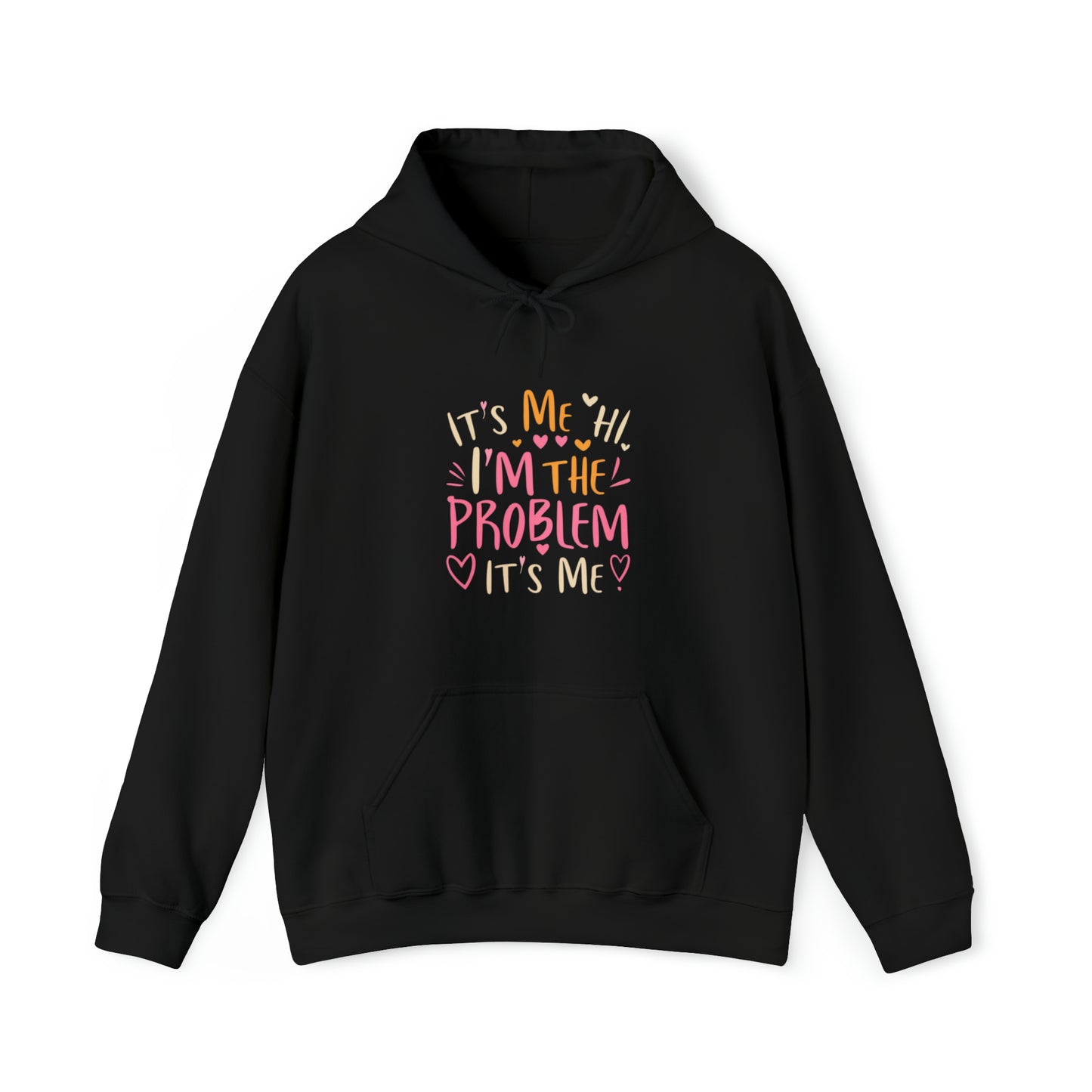 Soy yo Hola, soy el problema Soy yo - Regalo de San Valentín con corazón retro - Sudadera con capucha unisex Heavy Blend™