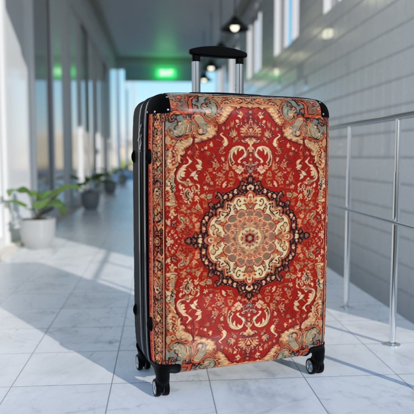 Oriental Red - Inspired Design - Suitcase
