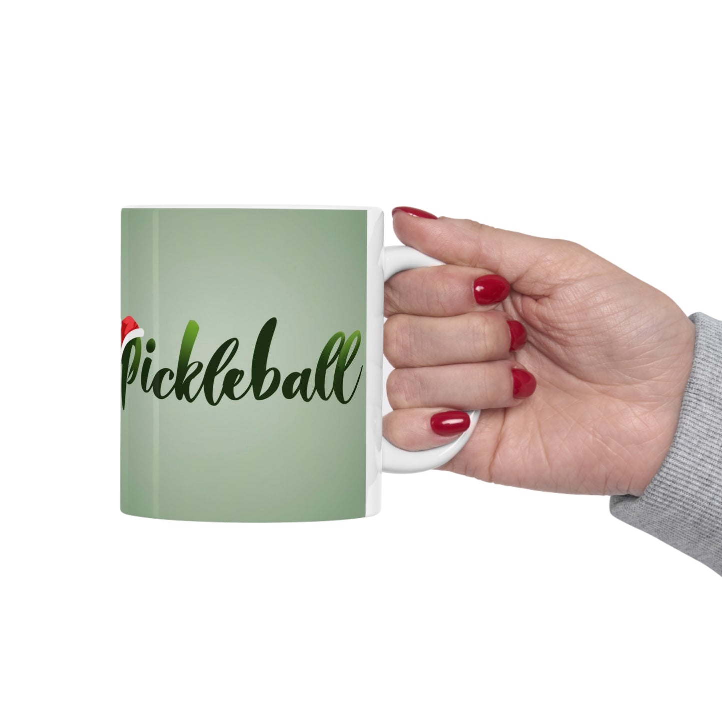 Temporada navideña de Pickleball - Taza de cerámica 11oz 