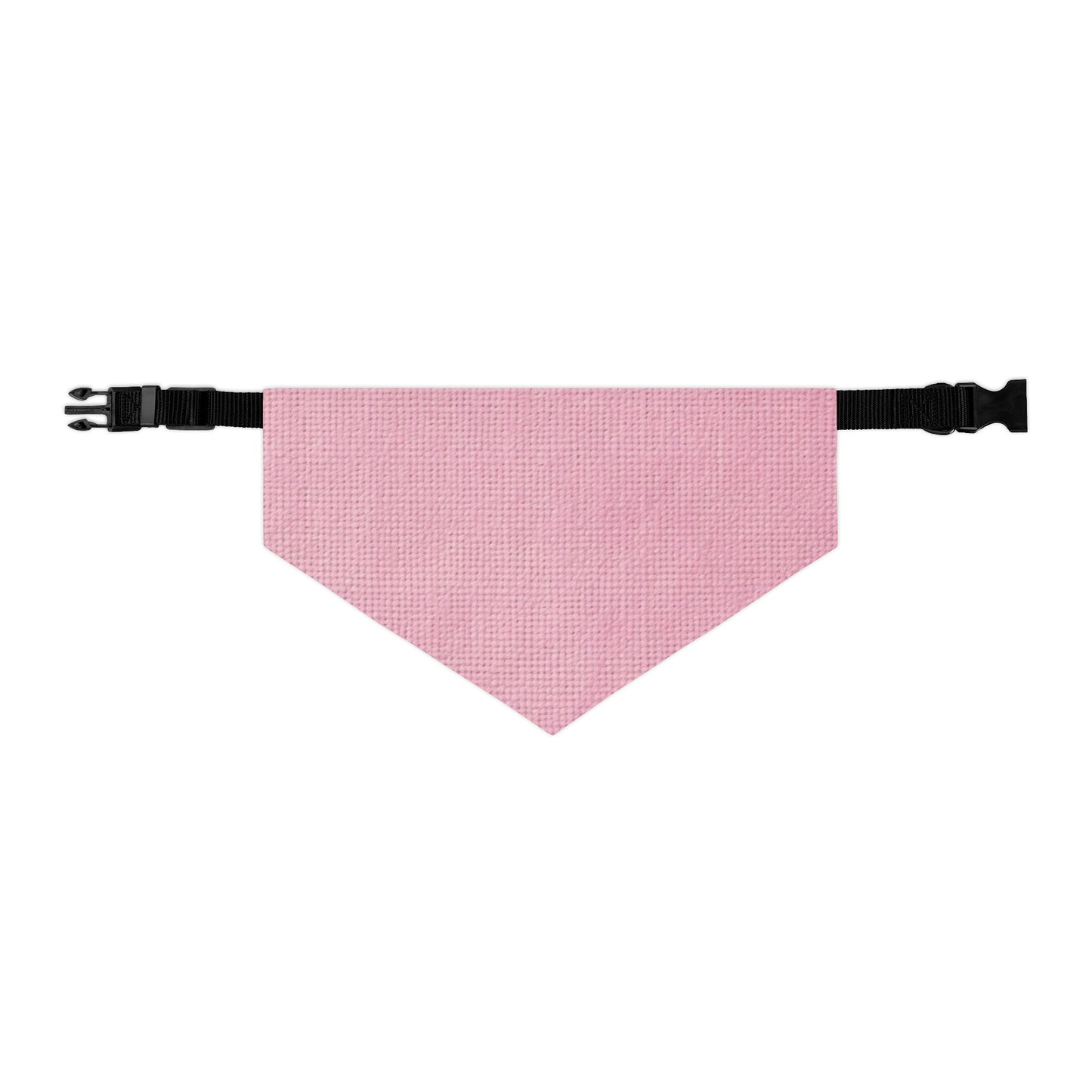 Blushing Garment Dye Pink: Denim-Inspired, Soft-Toned Fabric - Pet Bandana Collar