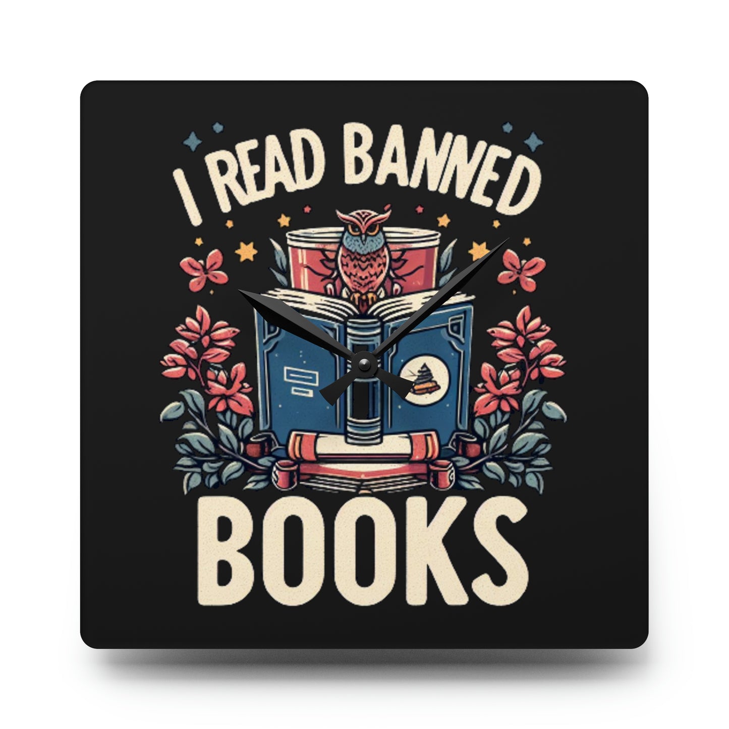 Banned Books - Acrylic Wall Clock