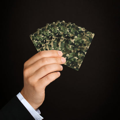 Classic Camo | Camouflage Wrap | Traditional Camo - Poker Cards