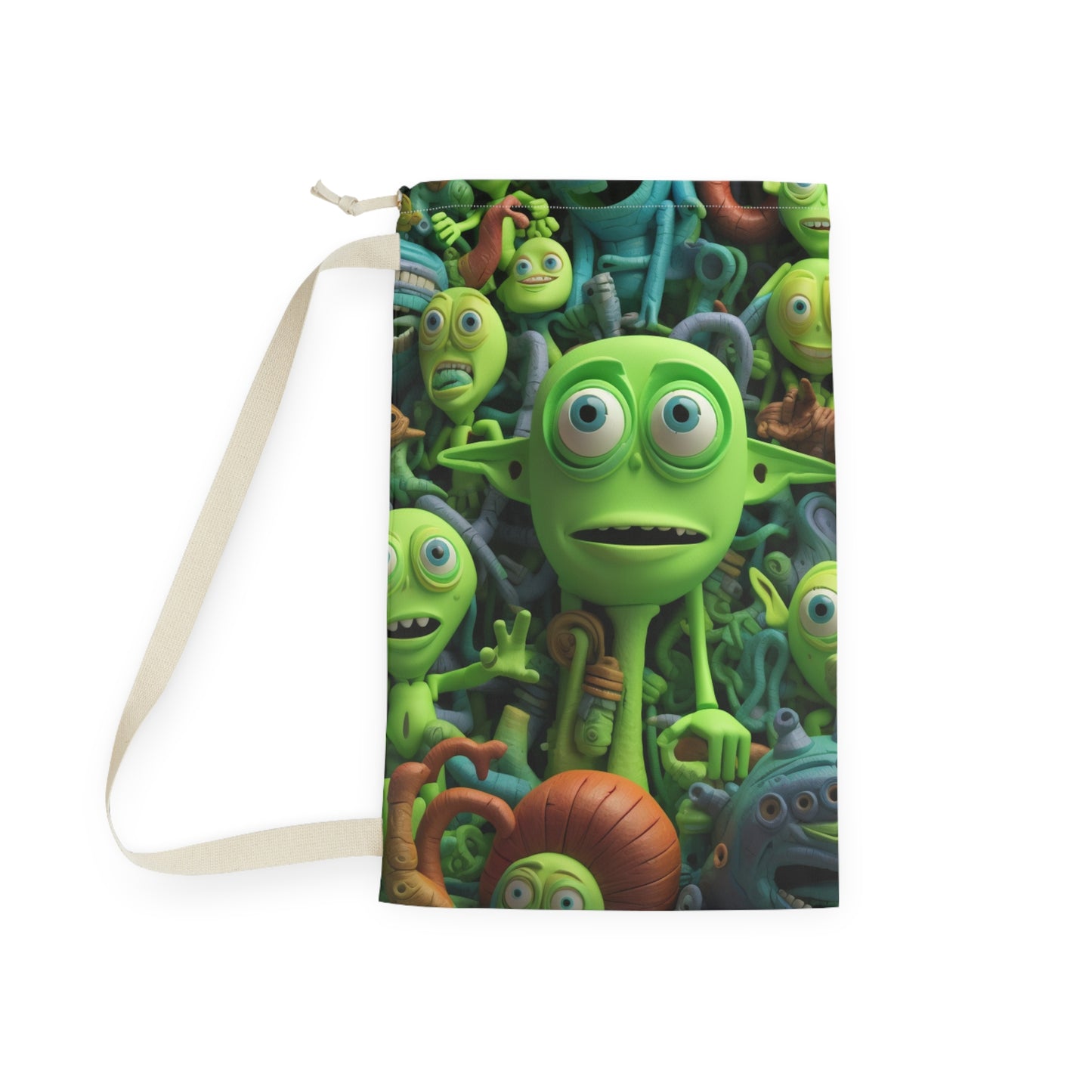 Toy Alien Story Space Character Galactic UFO Anime Cartoon - Laundry Bag