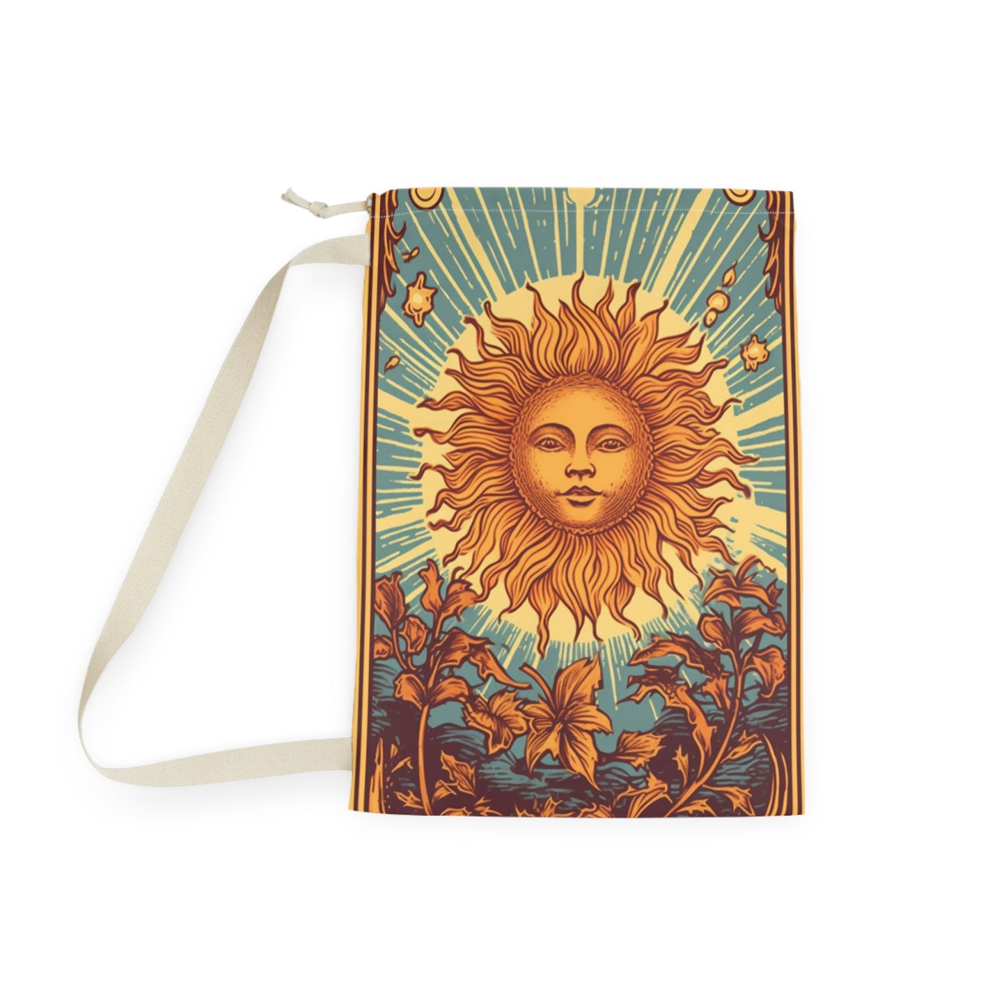 Sun Tarot Card Symbol of Growth, Life, and Radiance - Laundry Bag