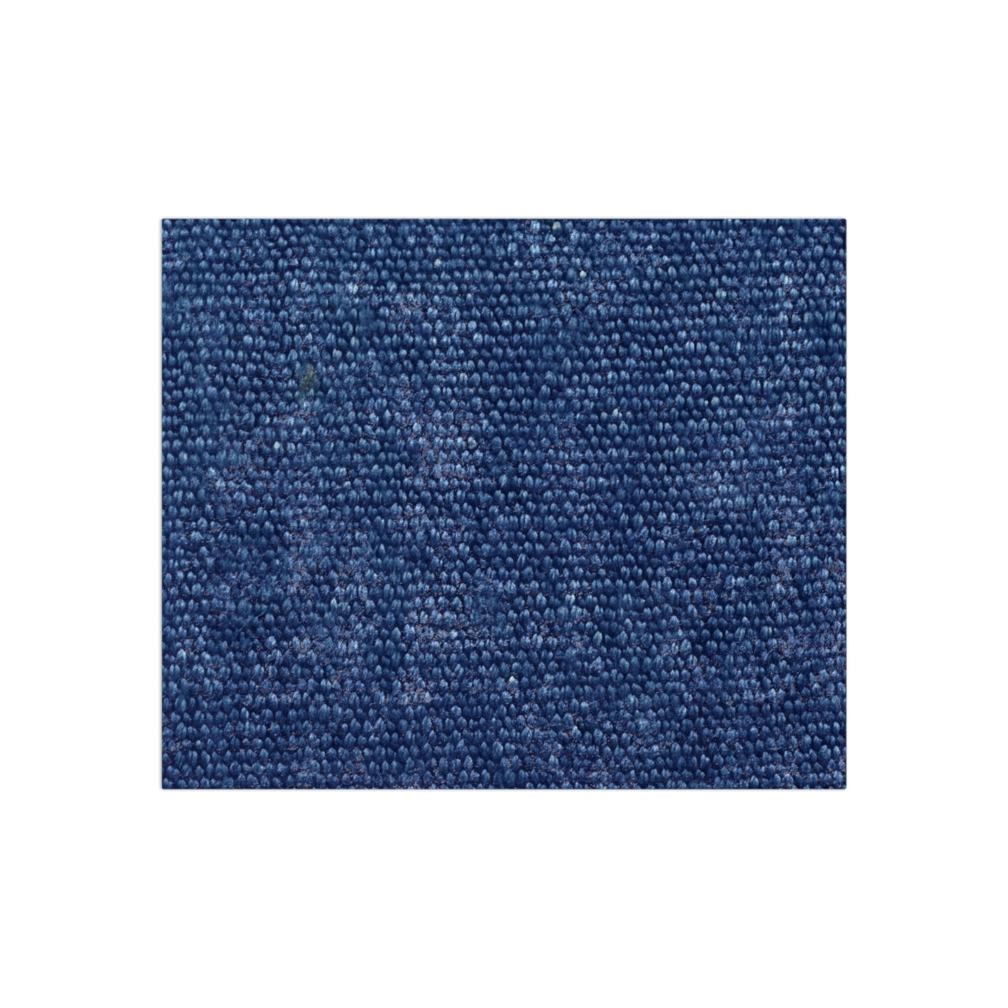 Marine Carpet Outdoor Bass Boat Style Denim Design - Crushed Velvet Blanket