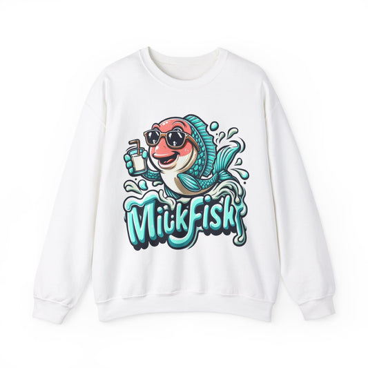Milkfish, Funny Gift, Unisex Heavy Blend™ Crewneck Sweatshirt