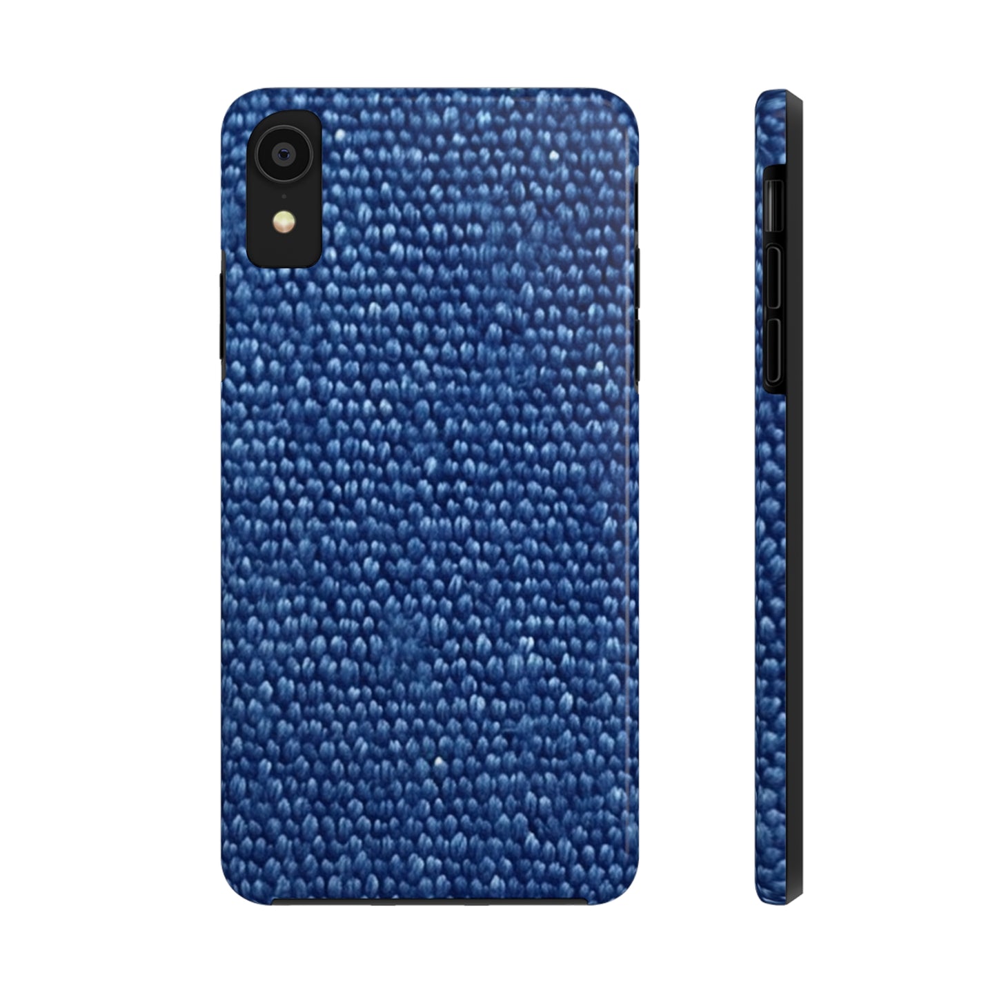 Marine Carpet Outdoor Bass Boat Style Denim Design - Tough Phone Cases