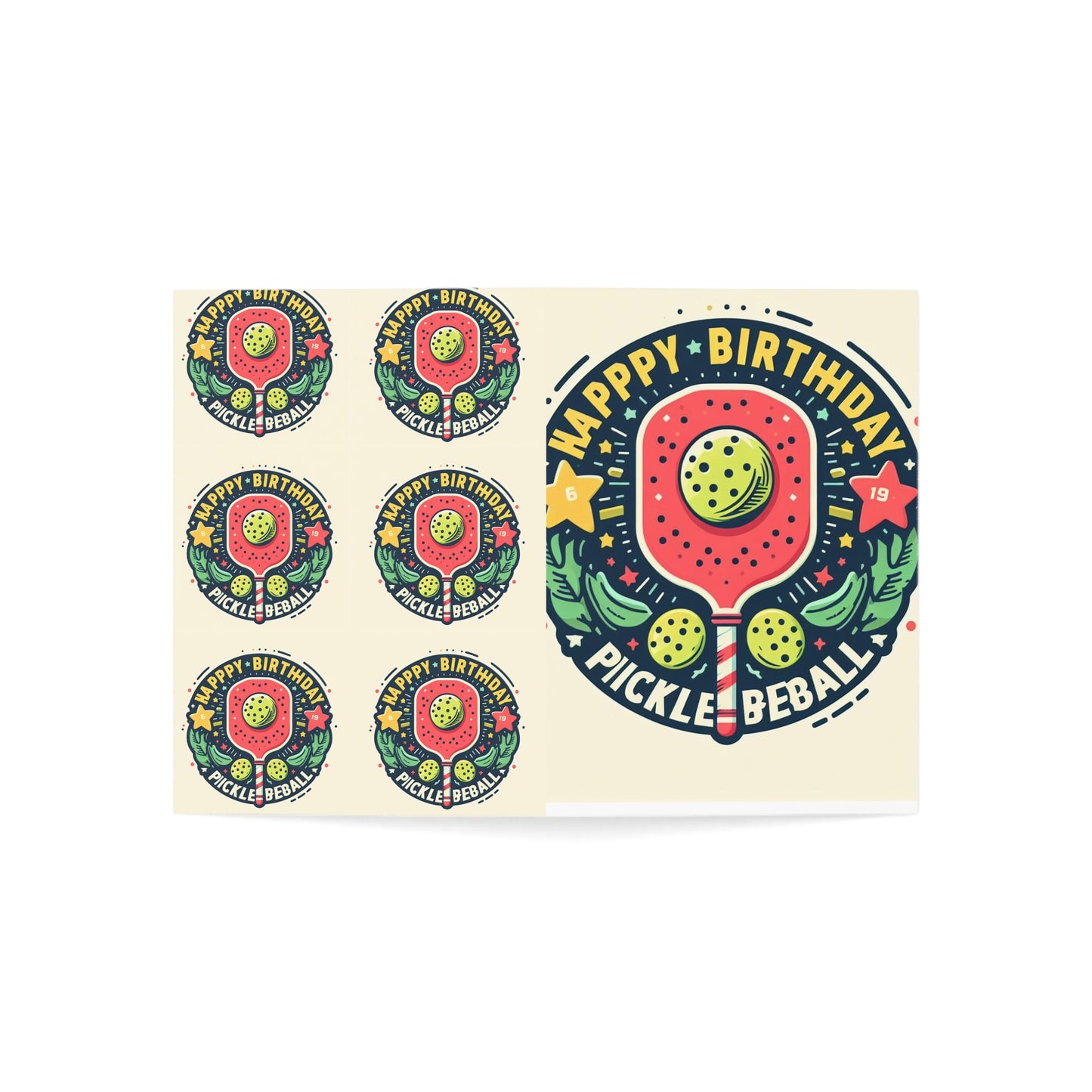 Pickleball Birthday Card - 'Smashing' Celebration Wishes, Quirky Sports-Themed Greeting, Fun Pickleball Puns, Happy Birthday Note