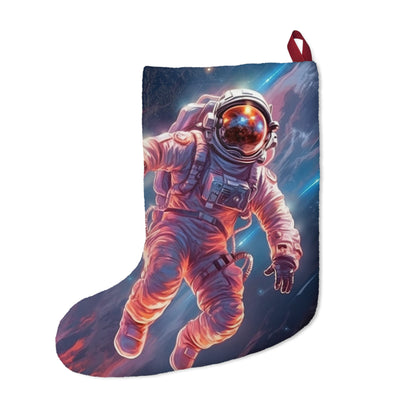 Astronaut Outer Space - Galaxy Starfield Art - Christmas Stockings