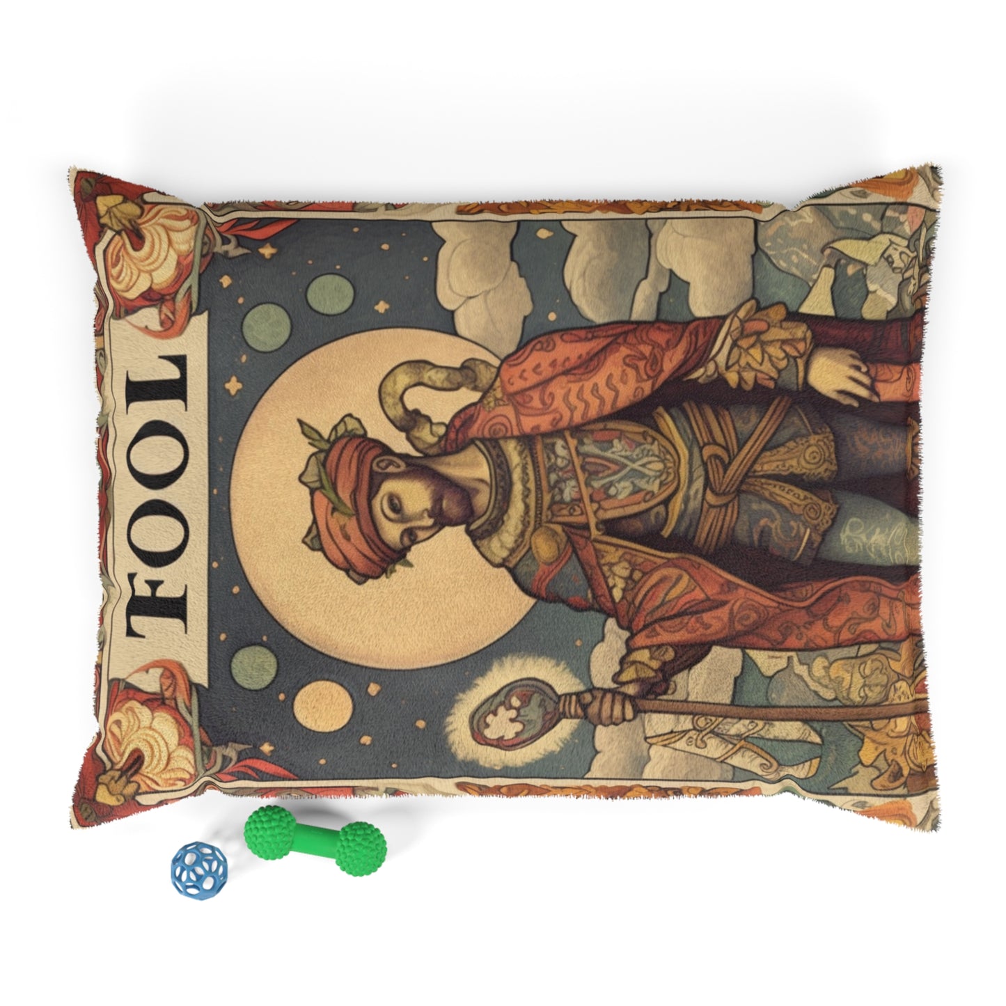 Expressive Tarot - 'The Fool' Card Artistic Reading Symbol - Dog & Pet Bed