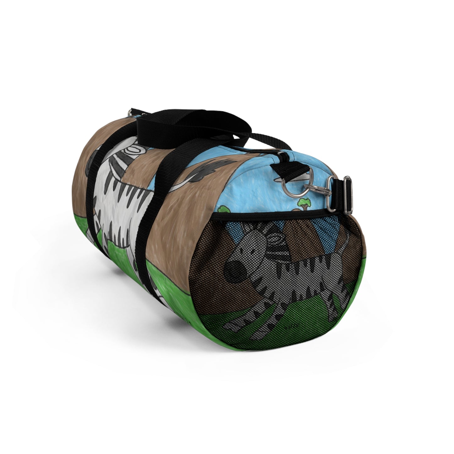 Zebra Graphic Hipster Zebra Animal Duffel Bag