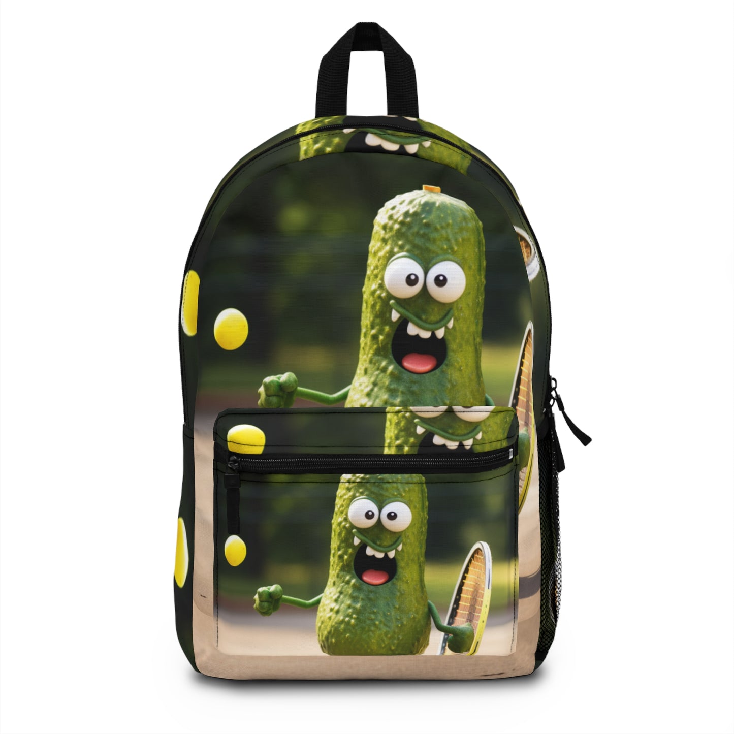 Pickle Playing Pickleball: Serve, Paddle, Game - Court Sport - Backpack