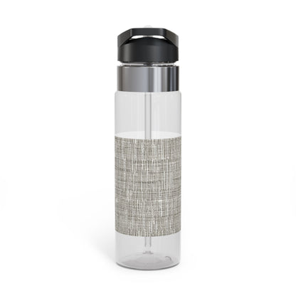 Silver Grey: Denim-Inspired, Contemporary Fabric Design - Kensington Tritan™ Sport Bottle, 20oz