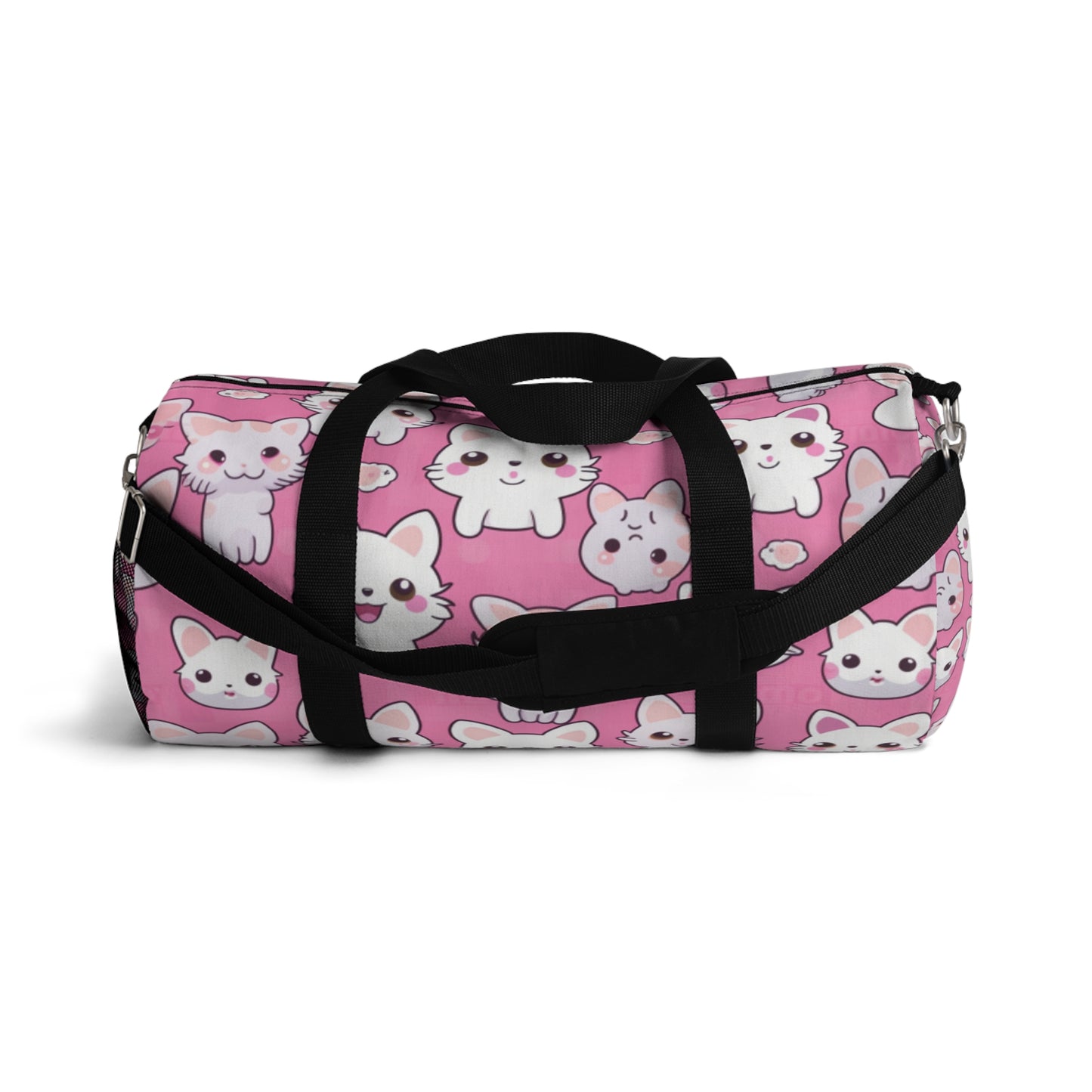 Cartoon Anime Kitten, Cat, Kitty - Cute and Colorful - Duffel Bag