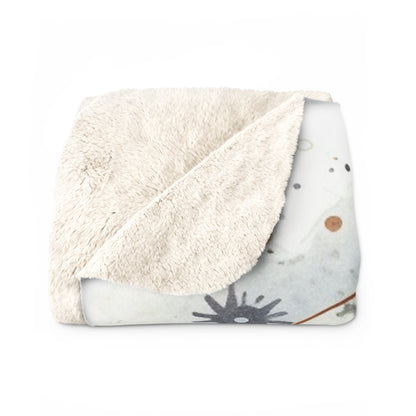 Prickly Scorpio Astrology - Sharp Zodiac Scorpion Celestial Horoscope - Sherpa Fleece Blanket