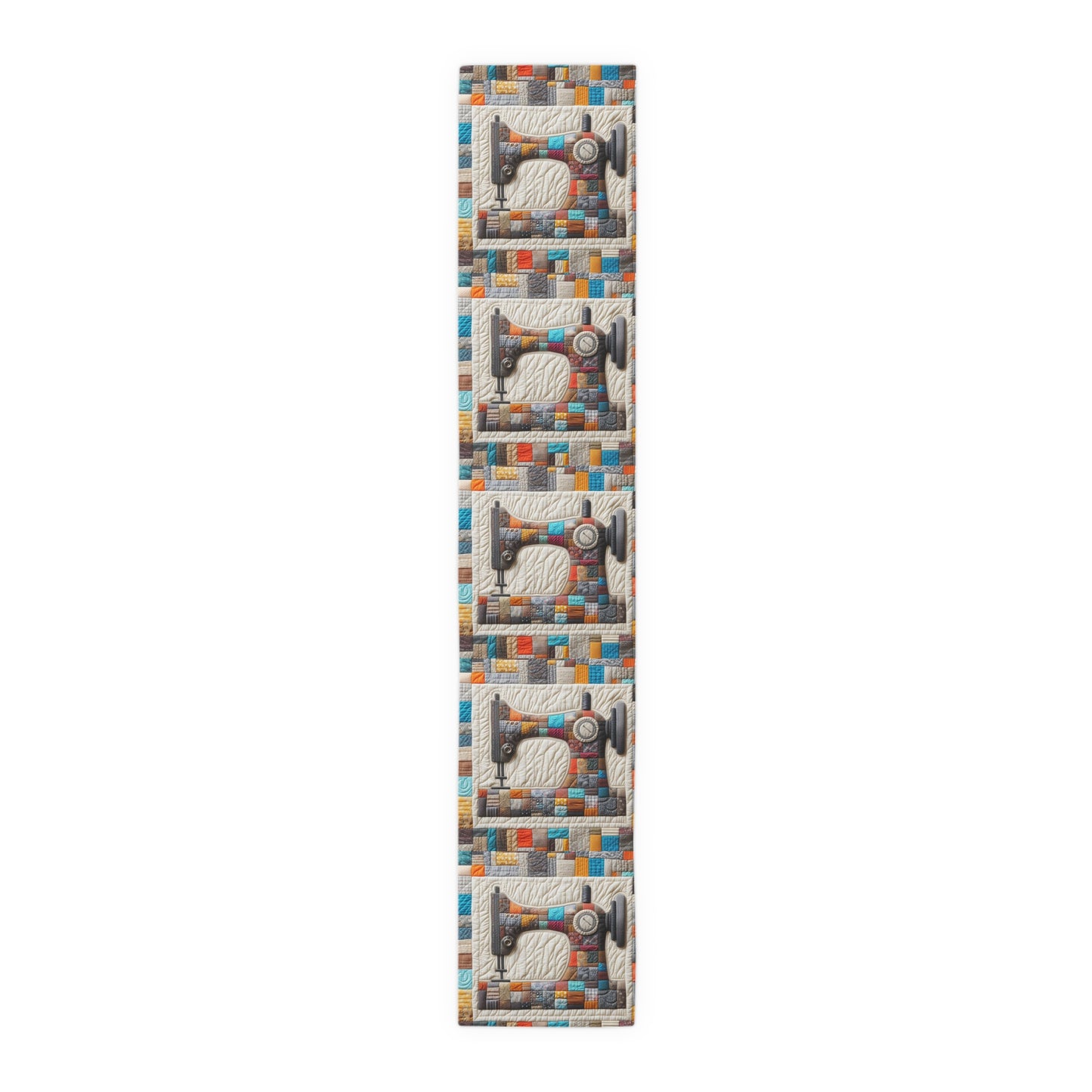 Sewing Machine Quilt Art - Table Runner (Cotton, Poly)