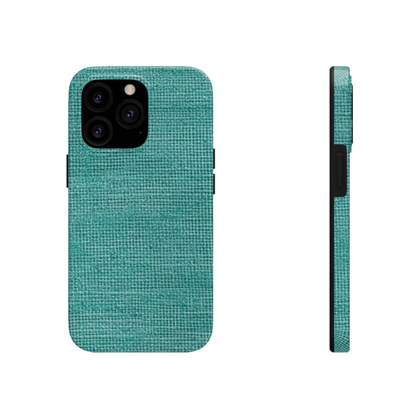 Quality Mint Turquoise Denim Fabric Deisgn, Stylish Material - Tough Phone Cases