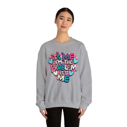 Soy yo, soy el problema, soy yo - Love Heart Valentine Gift - Sudadera unisex Heavy Blend™ Crewneck