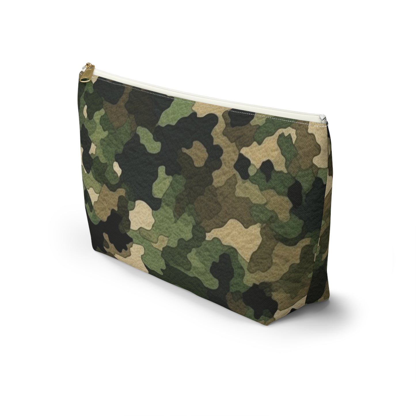 Classic Camo | Camouflage Wrap | Traditional Camo - Accessory Pouch w T-bottom