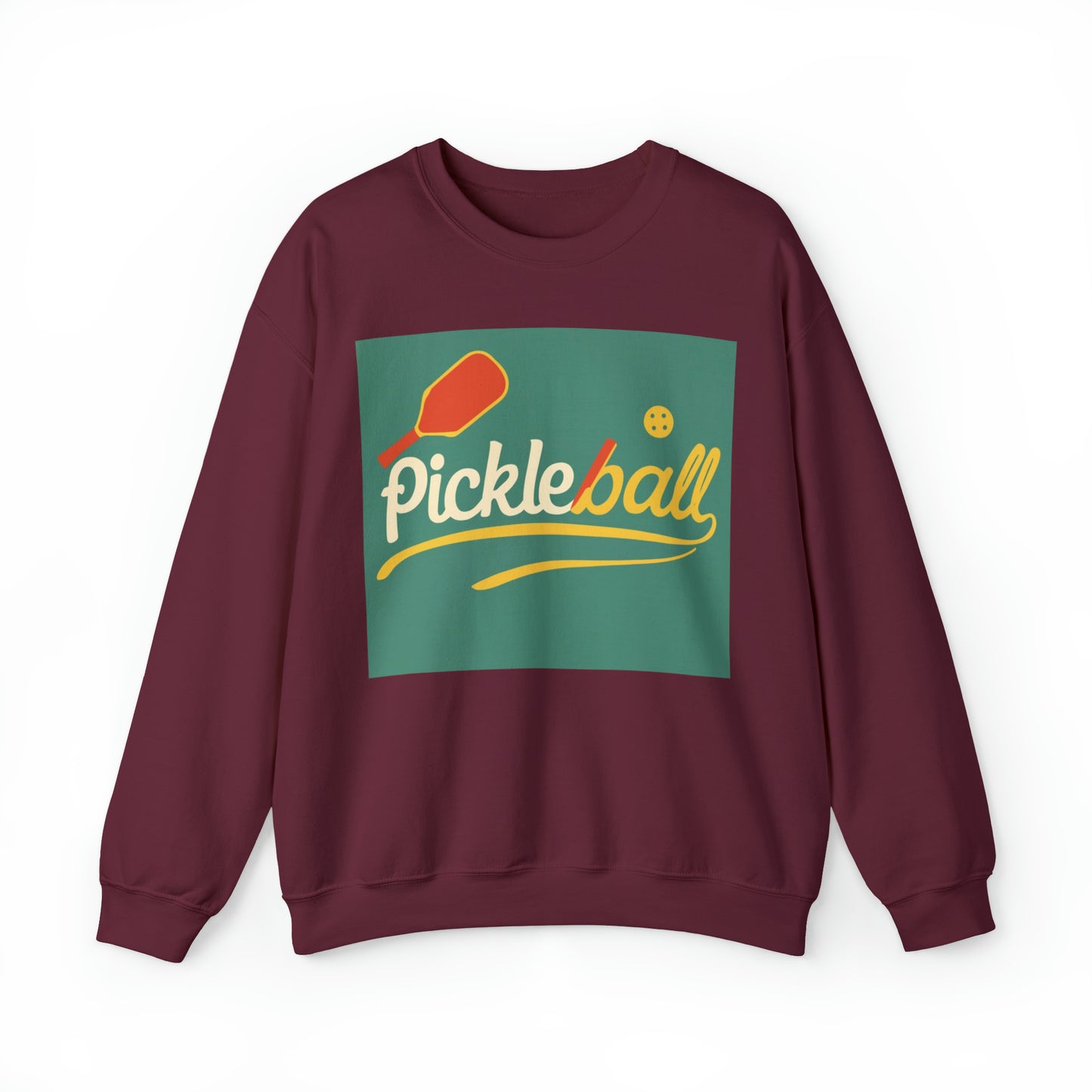 Regalo clásico de Pickleball - Juego deportivo atlético - Retro nostálgico - Sudadera unisex Heavy Blend™ Crewneck 