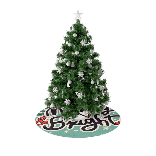 Merry and Bright Christmas Theme Holiday - Christmas Tree Skirts