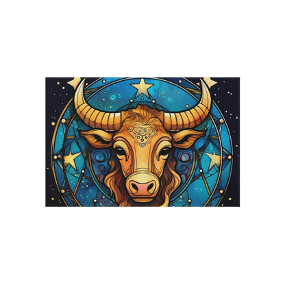 Taurus Constellation Zodiac Sign Astrology Cosmic Art - Outdoor Rug