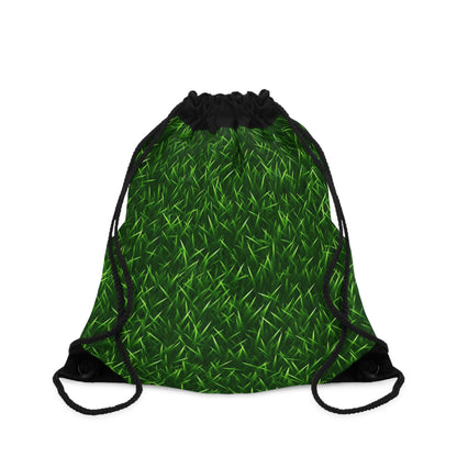 Touch Grass Indoor Style Outdoor Green Artificial Grass Turf - Drawstring Bag