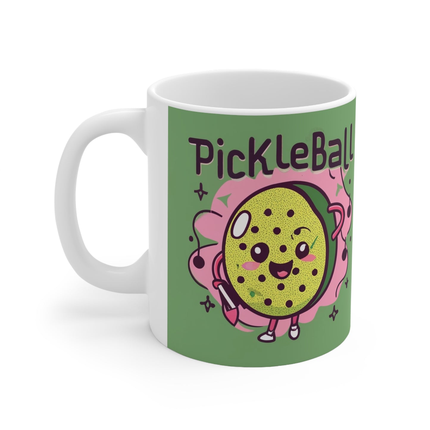 Pickleball kawaii - Sport Anime - Taza de cerámica 11oz 