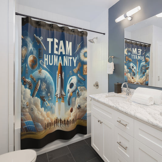 Team Humanity, Battle Operation - Shower Curtains