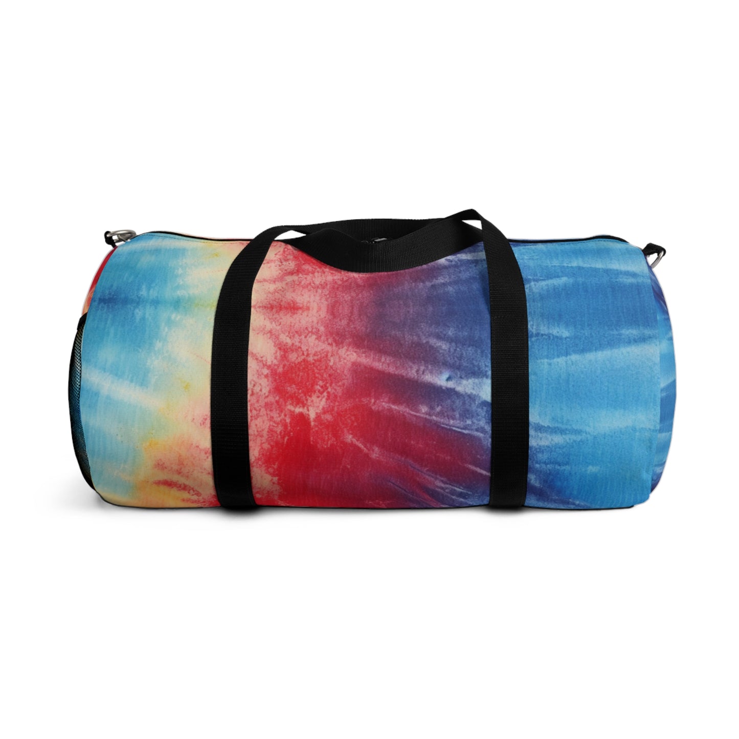 Rainbow Tie-Dye Denim: Espectáculo de diseño de tela multicolor vibrante - Bolsa de lona 