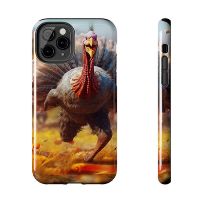 Thanksgiving Trot Turkey Run Athlete Sprint Racer Holiday Feast Dinner - Tough Phone Cases