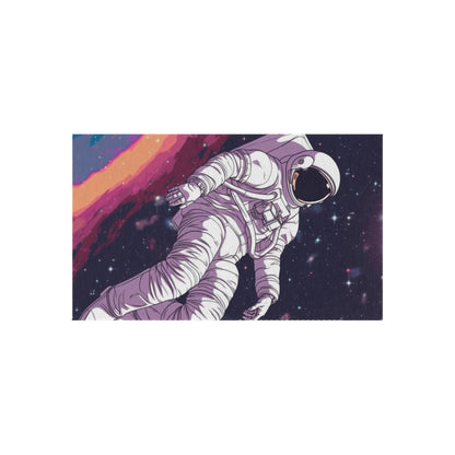 Astro Pioneer - Star-filled Galaxy Illustration - Outdoor Rug