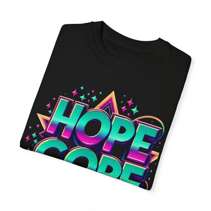 Hopecore Retro Gift, Unisex Garment-Dyed T-shirt