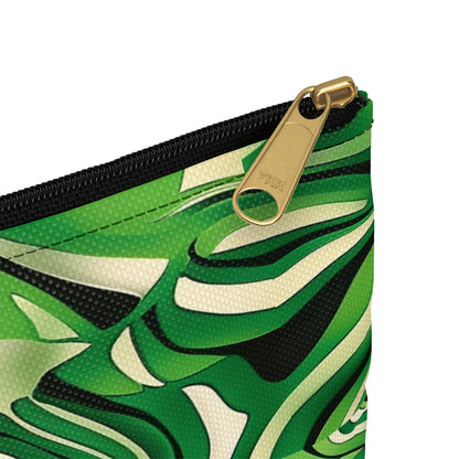 Disco Zebra Green - Accessory Pouch