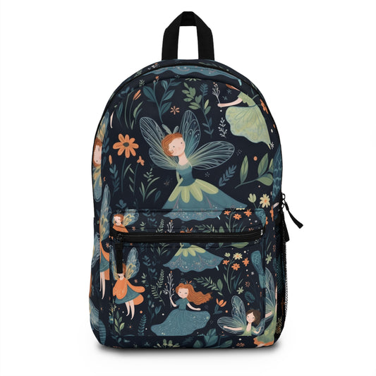 Enchanting Fairy Tale Pattern - Vibrant & Magical Fairies - Backpack