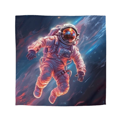 Astronauta en el espacio exterior - Galaxy Starfield Art - Funda nórdica de microfibra 