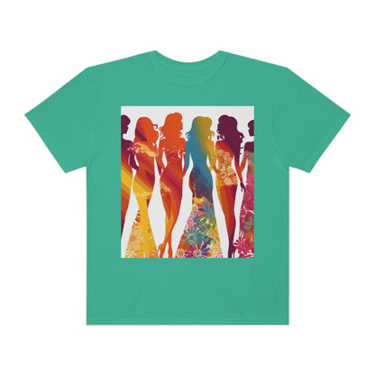 Bride Tribe Bachelorette Bash - Bold & Bright Design - Unisex Garment-Dyed T-shirt