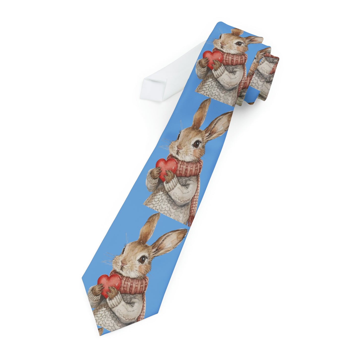 Easter Bunny Heartfelt Rabbit Gift - Necktie