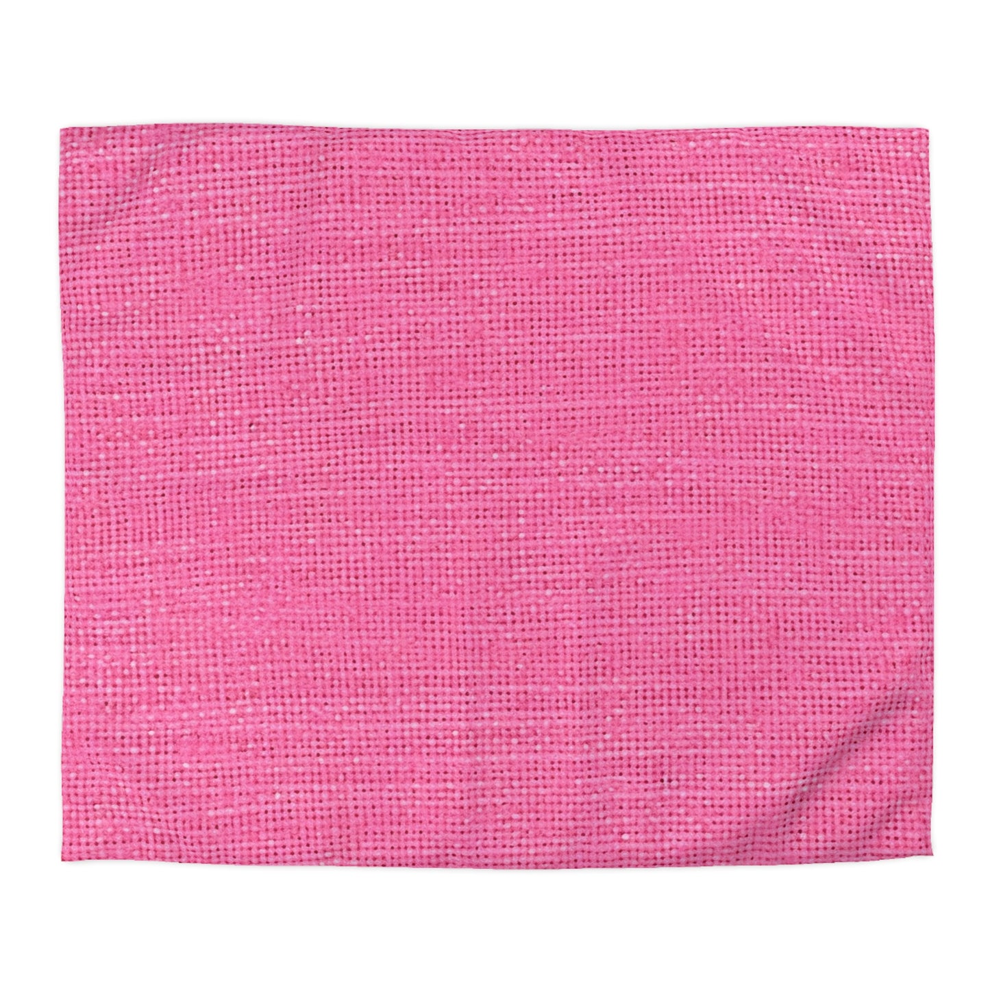 Estilo de tela de diseñador de mezclilla rosa con forma de muñeca - Funda nórdica de microfibra 