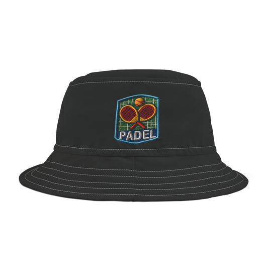 Chenille Padel Patch, Sport Faux Graphic -Bucket Hat (AOP)