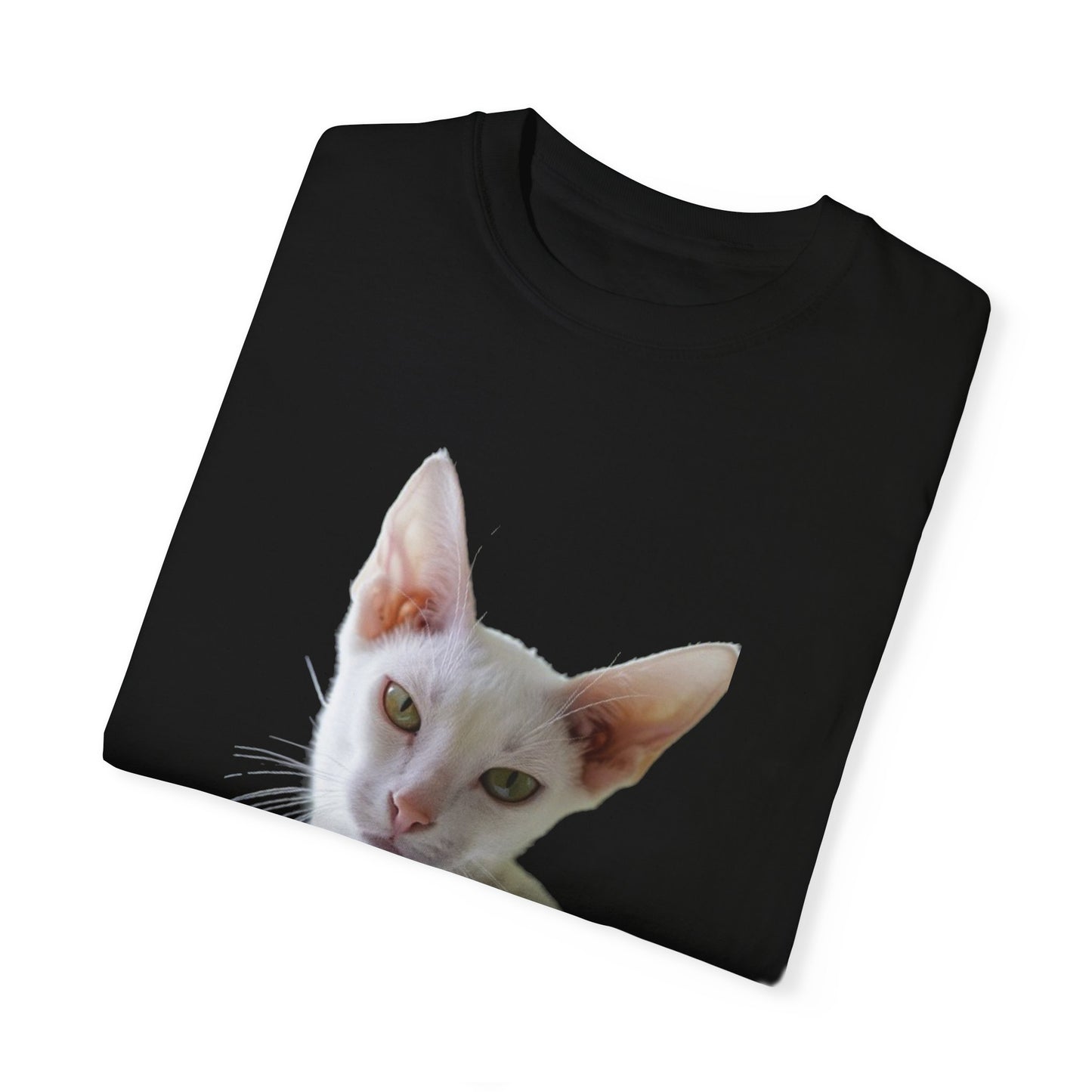 Oriental Cat Short Hair, Kitten Lover Gift, Unisex Garment-Dyed T-shirt