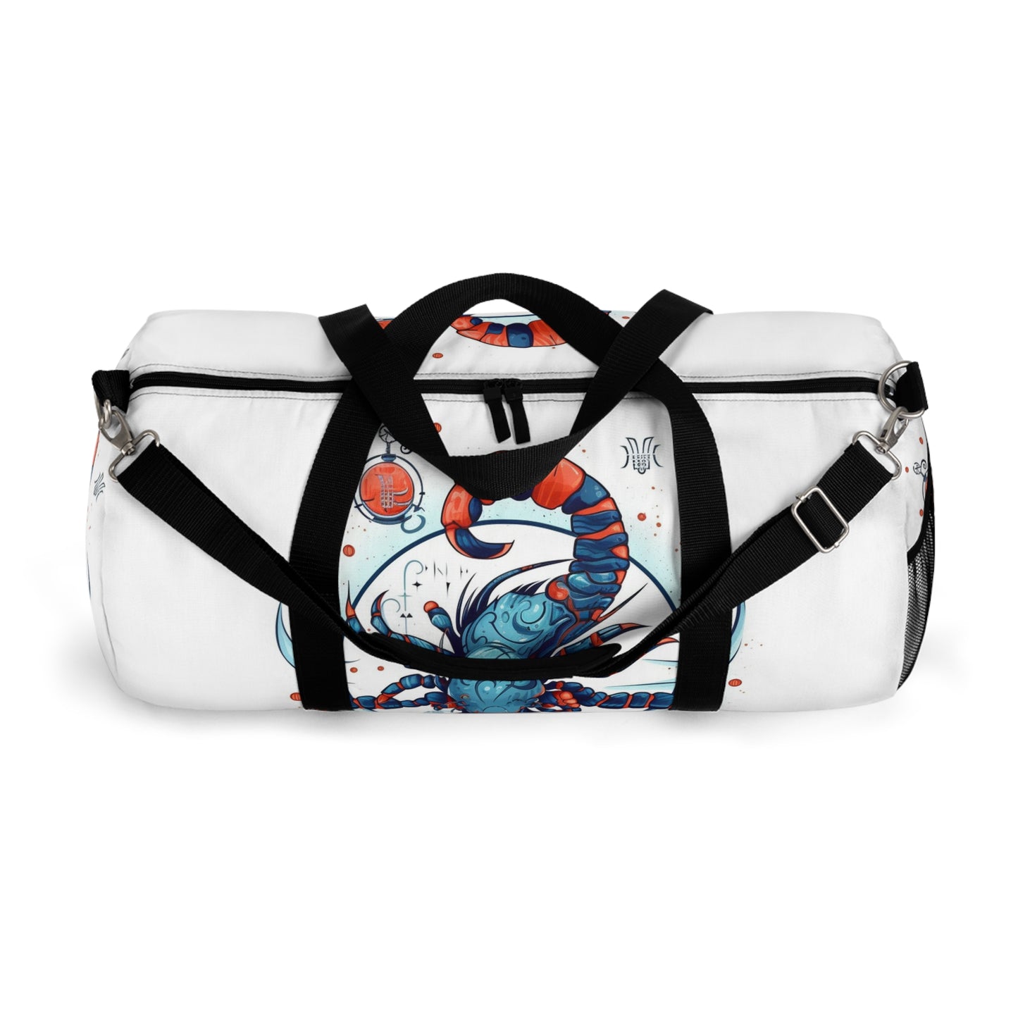 Cute Scorpio Zodiac Sign - Big Claws, Long Tail Cosmic Astrology Symbol - Duffel Bag