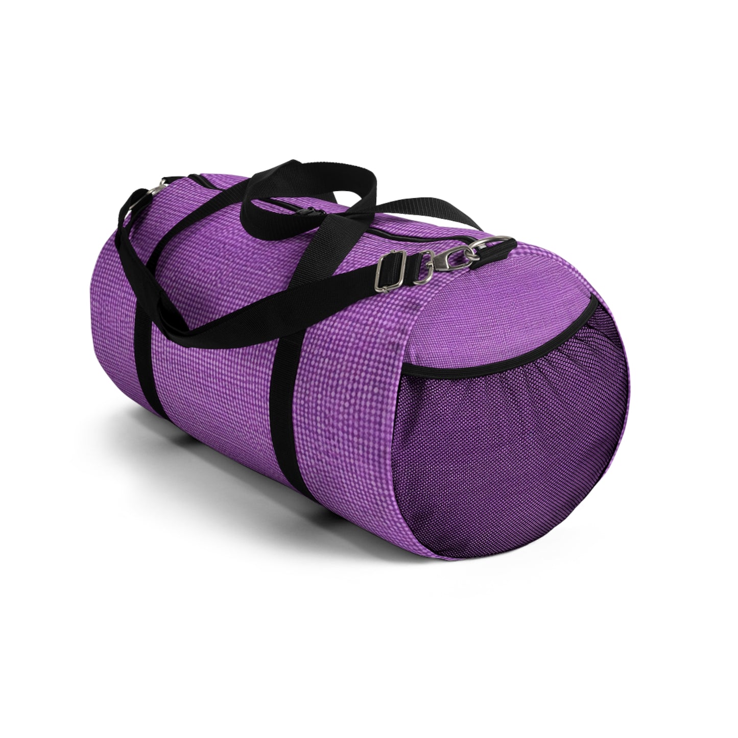 Hyper Iris Orchid Red: Denim-Inspired, Bold Style - Duffel Bag