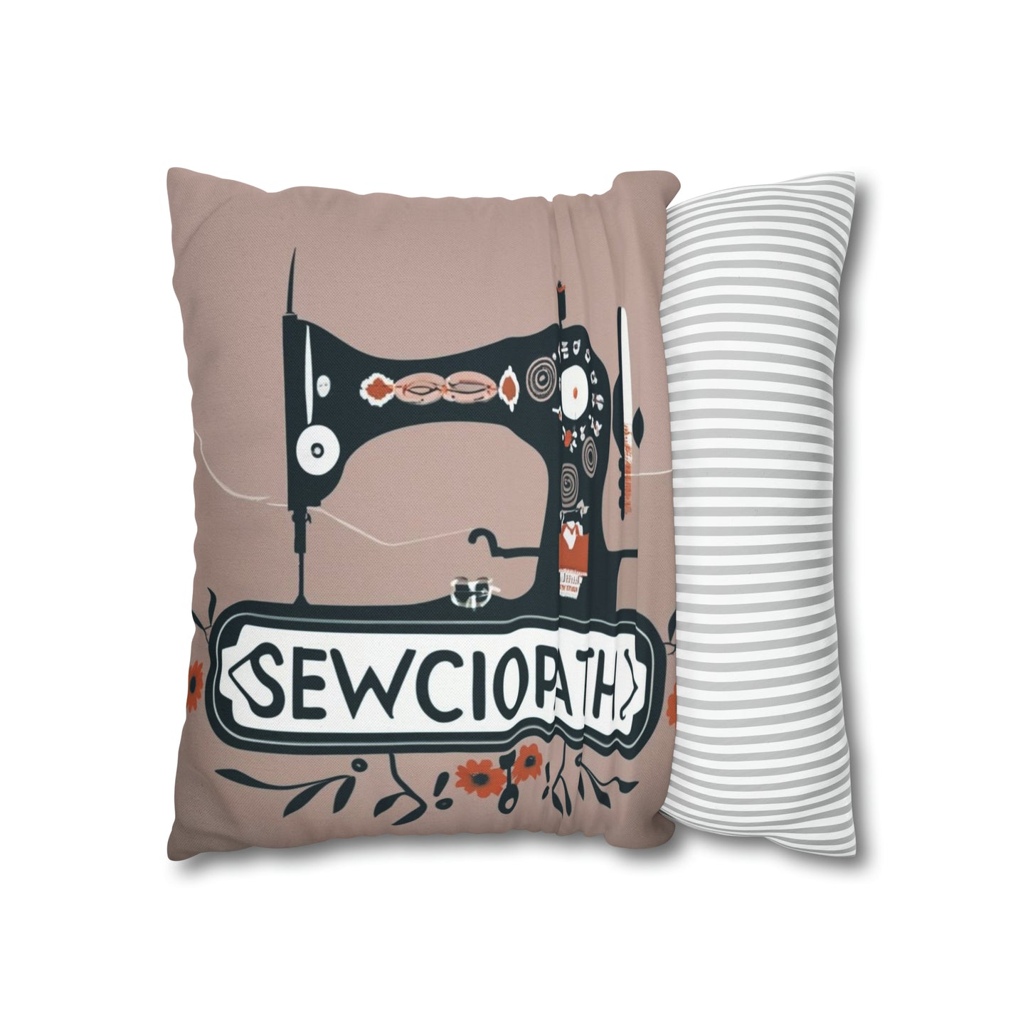 Sewciopath Sewing - Spun Polyester Square Pillow Case