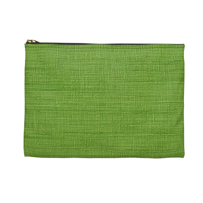 Estilo vaquero verde oliva: tela texturizada y sin costuras - Bolsa para accesorios 