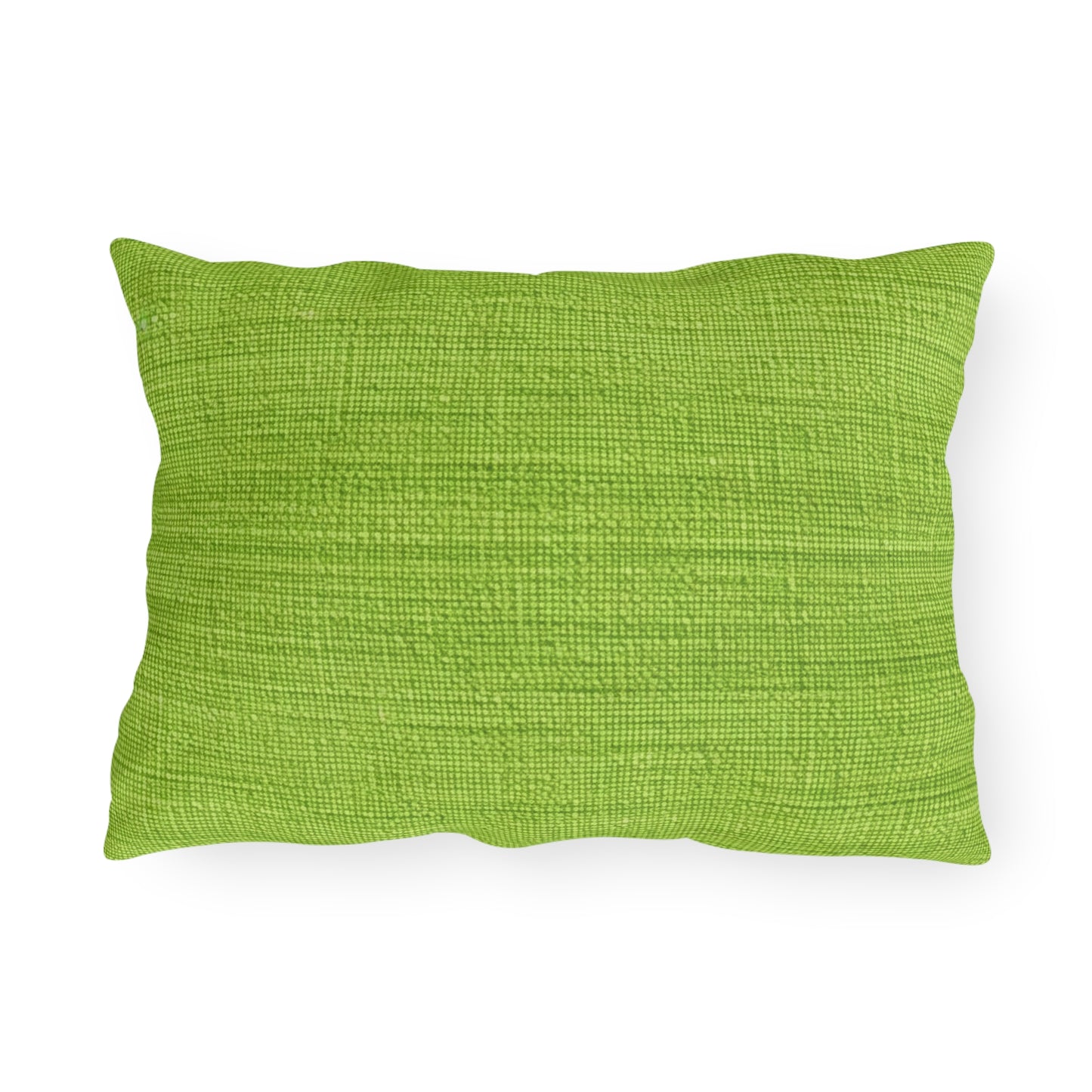 Lush Grass Neon Green: Denim-Inspired, Springtime Fabric Style - Outdoor Pillows