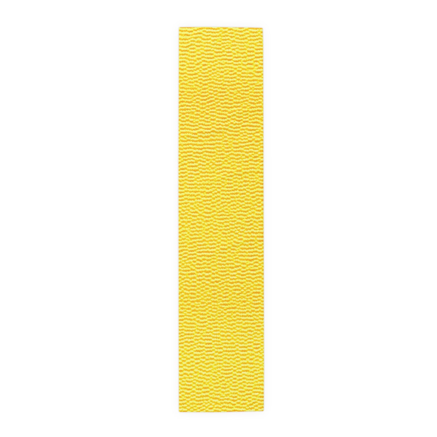 Sunshine Yellow Lemon: Denim-Inspired, Cheerful Fabric - Table Runner (Cotton, Poly)