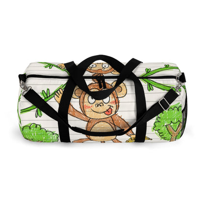 Graphic Monkey - Fun Zoo Clothing for Ape Lovers Duffel Bag