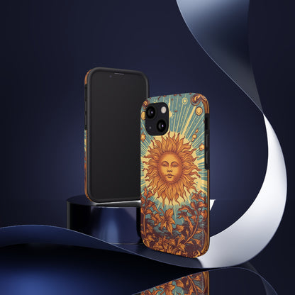 Sun Tarot Card Symbol of Growth, Life, and Radiance - Tough Phone Cases